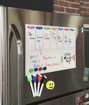 Flexibel Magnetisch Weekplanner Whiteboard A3 - Ideaal voor Koelkast & Kantoor
