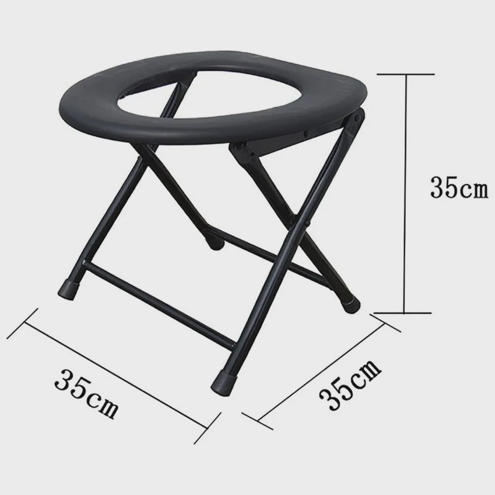 Draagbaar Camping Toilet: Compacte en Lichtgewicht Commode Stoel voor Buiten & Binnen