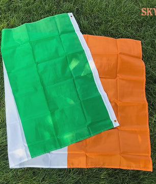 Ierse Vlag 90x150cm Polyester - Groen Wit Oranje