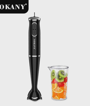 SOKANY SK-1724 Hand Blender: Krachtige Staafmixer met 2 Snelheden & Roestvrijstalen Mes