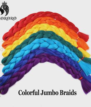 Alororo Jumbo Braids Haarverlenging - 82 Inch Synthetisch Hittebestendig Vlecht Haar