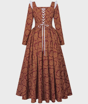Middeleeuwse Hofjurk Renaissance Dameskostuum - Historisch Cosplay & Feestjurk