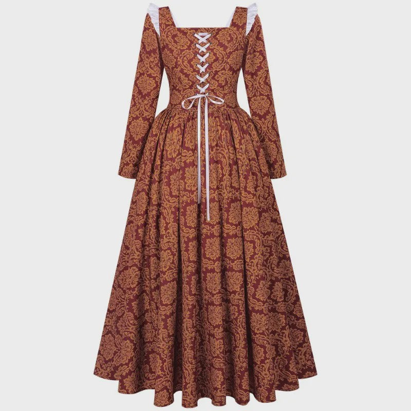Middeleeuwse Hofjurk Renaissance Dameskostuum - Historisch Cosplay & Feestjurk