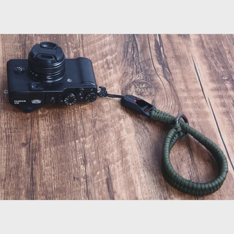 Paracord Polsband Camera met Quick Release Gesp - Universeel Compatibel