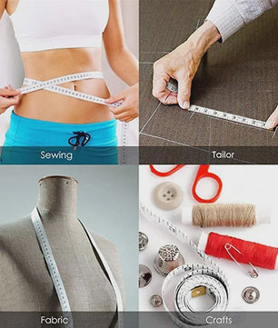 1/5/10x Flexibel Meetlint 150cm/60 Inch - Kleermakers & Naailint in Willekeurige Kleuren