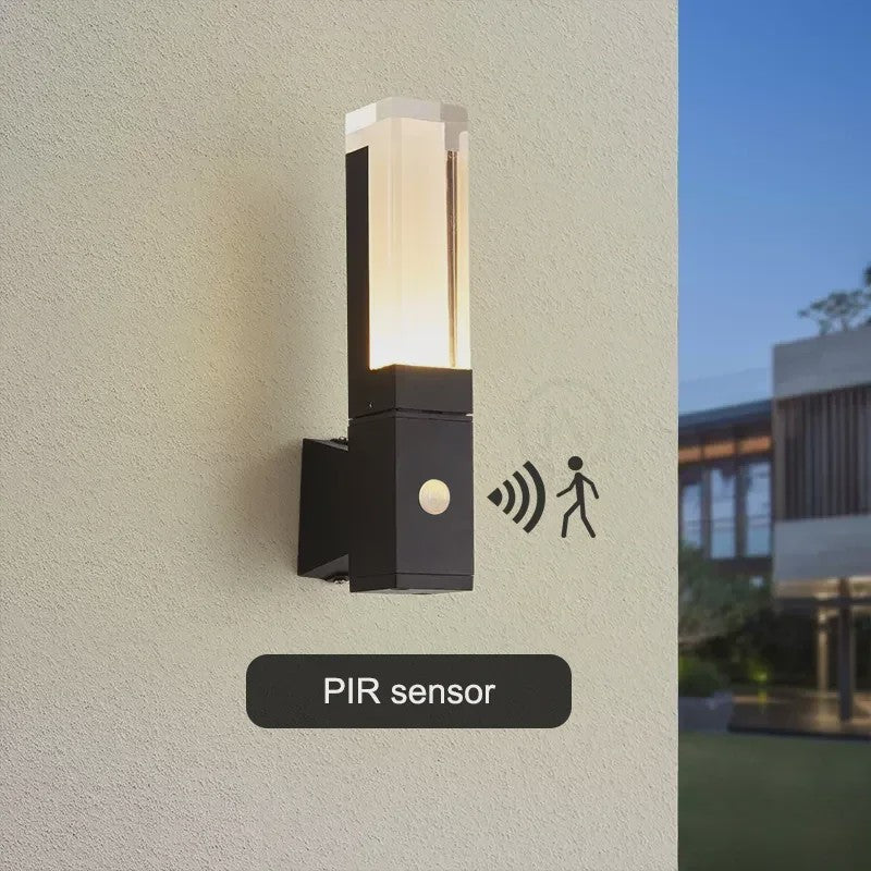Waterdichte LED Buitenlamp met PIR Sensor - IP65 Wandlamp voor Huis, Tuin & Schutting