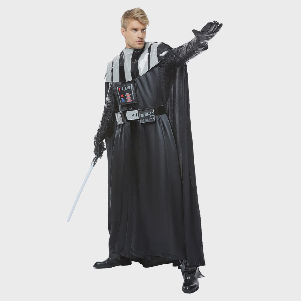 Darth Vader Cosplay Kostuum Heren - Compleet Halloween Verkleedpak met Cape