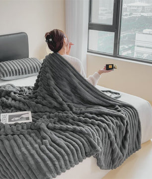 Luxe Pluche Plaid - Extra Dik & Warm - Comfortabel voor Bank & Bed