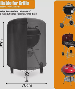 Waterdichte BBQ Hoes voor Ronde Kettle Grills (57cm)