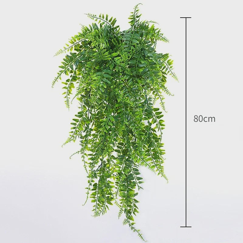 Kunstplant Hangplant 90cm - Nep Varen Slungel met Bladeren voor Decoratie