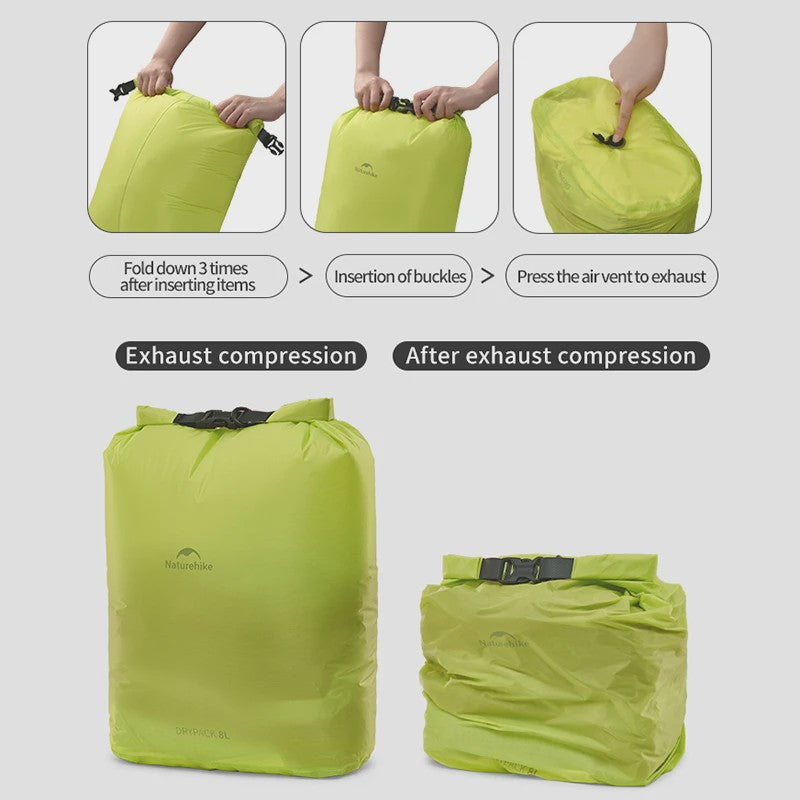 Naturehike Waterdichte Opbergzak - Lichtgewicht Compressie & Organizer voor Outdoor