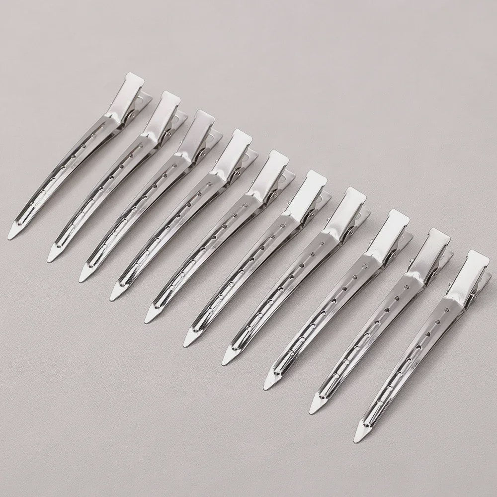Professionele Haarclips Set - Metalen Kappers Clips voor Styling & Sectie