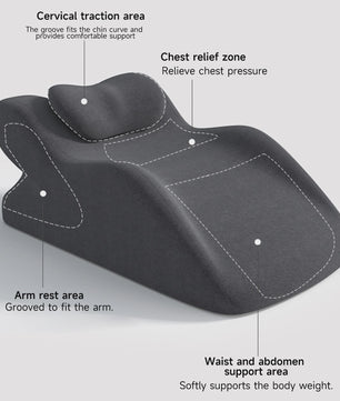 Ergonomisch Wigkussen van Traagschuim voor Ontspanning en Herstel