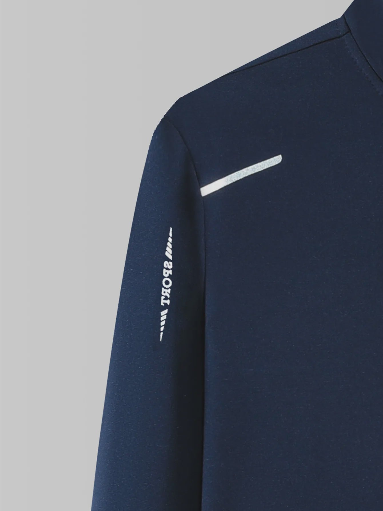 Moderne Casual Sportset voor Heren - Lente/Herfst Trainingspak met Opstaande Kraag en Elastische Broek