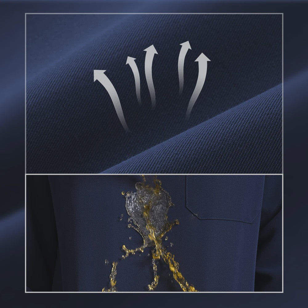 Dames Scrubtop Lange Mouw - Zacht, Waterdicht & Antibacterieel Medisch Uniform
