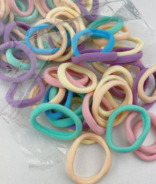Elastische Haarelastiekjes Set - 4CM Scrunchies voor Meisjes & Dames - 20/50/100 Stuks