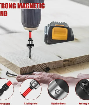 Magnetische Schroefzetter Bits PH2 met Verstelbare Aluminium Kraag voor Gipsplaat & Platen