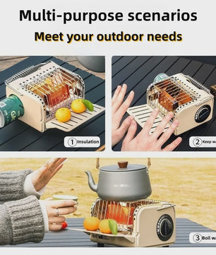 Compacte Draagbare Camping Gas Kachel & Verwarming - Multifunctioneel