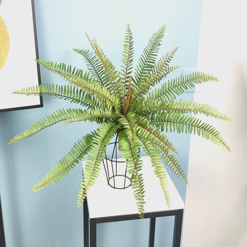 Grote Kunstvaren Hangplant - Nep Palmboom met Vallende Bladeren voor Buiten (50/65cm)
