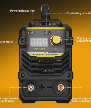 DEKO MMA Lasapparaat 200A - Krachtige DC Inverter voor Beginners en Thuisgebruik