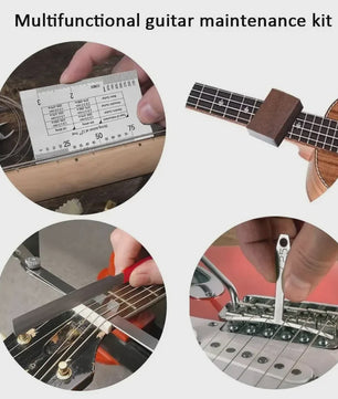 Complete Gitaar Onderhoudskit - 25, 45 of 72 Delig - Inclusief Opbergtas
