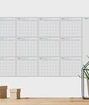 Grote Uitwisbare Jaarkalender Whiteboard Planner - 12 Maanden