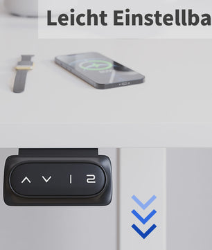 Devoko Elektrisch In hoogte Verstelbaar Bureau 140x60 cm - Stabiel & Stijlvol