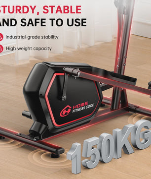 Compacte Elliptical Trainer met 16 Weerstandsniveaus en Hartslagmeter