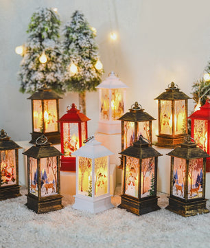 Kerst Lantaarn met LED Verlichting - Sfeervolle Decoratie voor Feestdagen