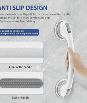 Veiligheidsbeugel Douche & Bad - Anti-slip Handgreep met Zuignappen - Zonder Boren