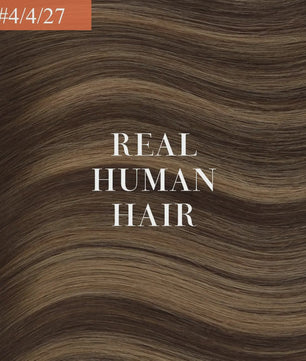 VeSunny Invisble Wire Hair Extensions - Remy Menselijk Haar, Balayage Kleuren, 1 Stuk