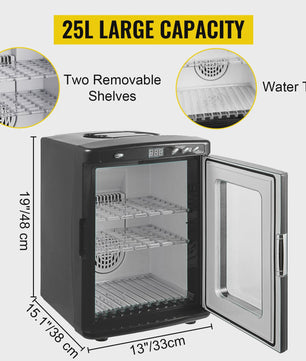 Digitale Reptielen Broedmachine 25L met Koel- en Verwarmingsfunctie (5-60°C)