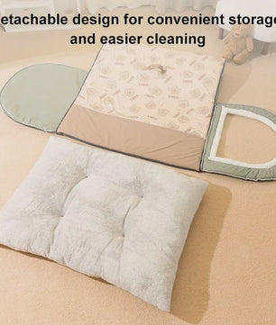 Warm Hondenhuis met Afneembaar Bed - Zacht & Antislip Slaapnest voor Hond of Kat