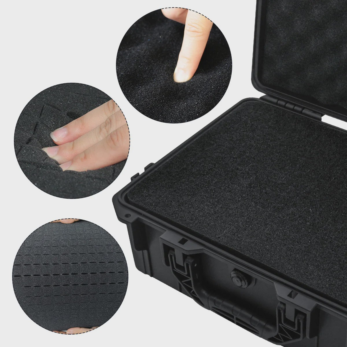 Robuuste Hardcase Gereedschapskoffer met Schuim – Schok- en Waterdicht