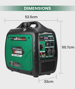 Stille Draagbare Omvormer Generator 3000W - Ideaal voor Camper, Huis & Buiten
