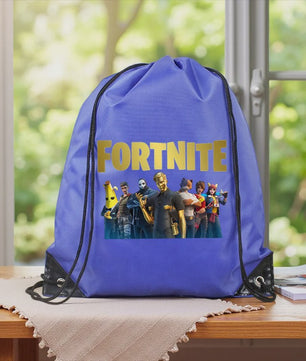 Fortnite Sporttas met Trekkoord - Grote Capaciteit, Waterdicht - Cadeau voor Jongens