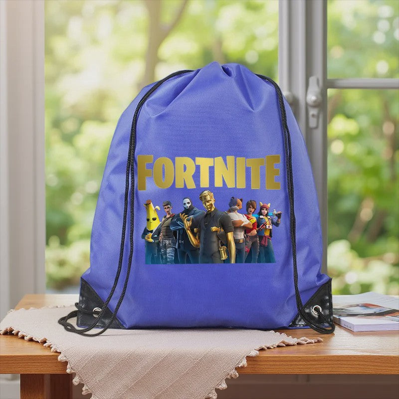 Fortnite Sporttas met Trekkoord - Grote Capaciteit, Waterdicht - Cadeau voor Jongens