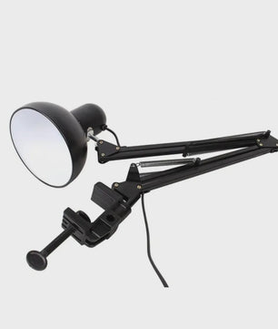 Verstelbare Zwanenhals Bureaulamp met Klem - Flexibele Studielamp voor E27/E26