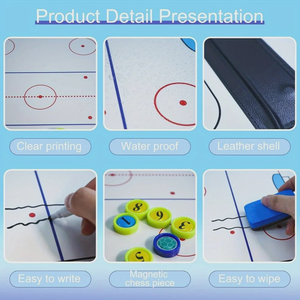 Magnetisch IJshockey Tactiekbord - Complete Coaching Set