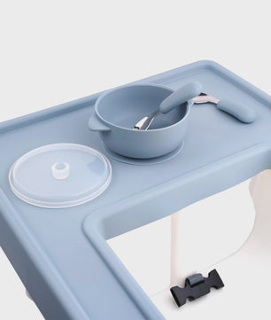 Antilop Volledig Afdekkende Siliconen Placemat voor Kinderstoel - Messvrij Eten