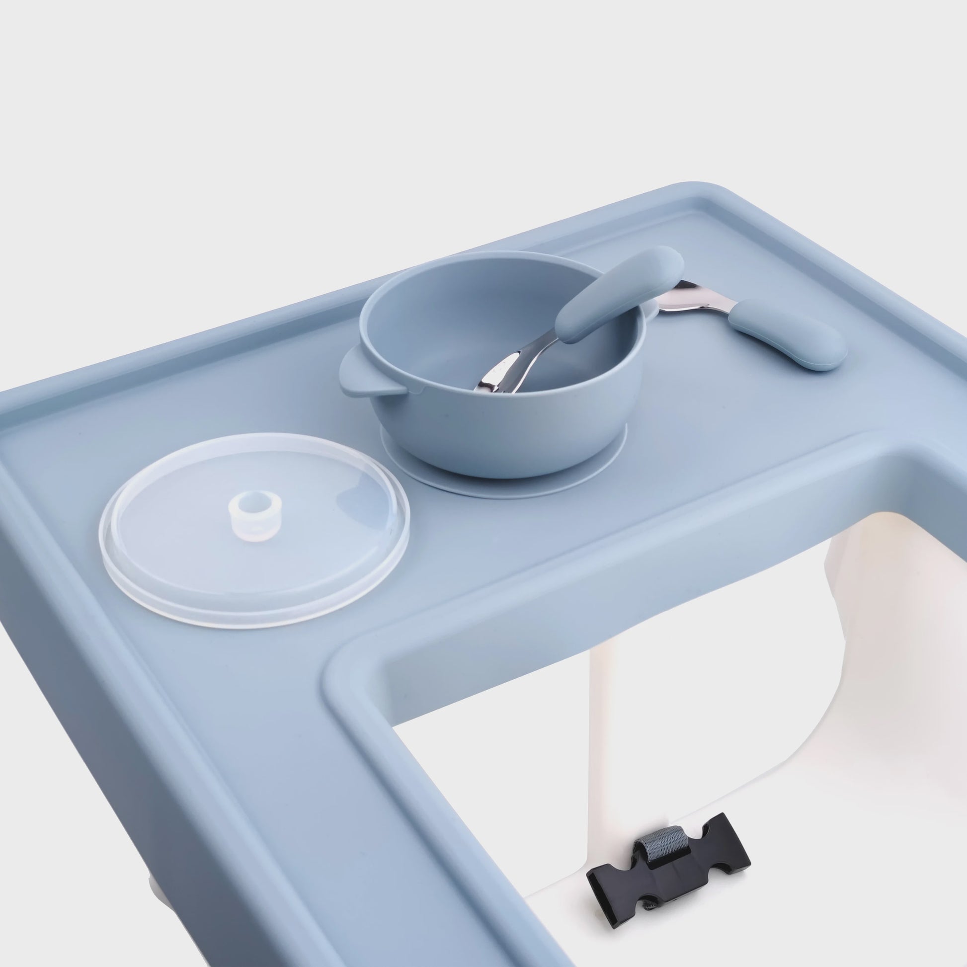 Antilop Volledig Afdekkende Siliconen Placemat voor Kinderstoel - Messvrij Eten