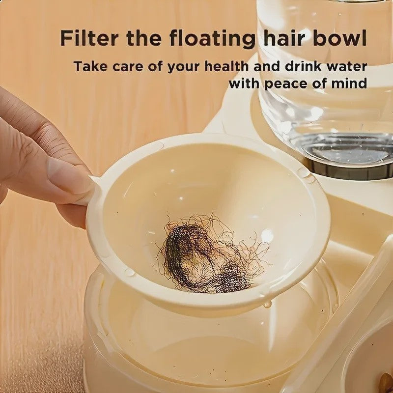 Automatische 2-in-1 Kattenvoerbak en Waterdispenser - Grote Capaciteit