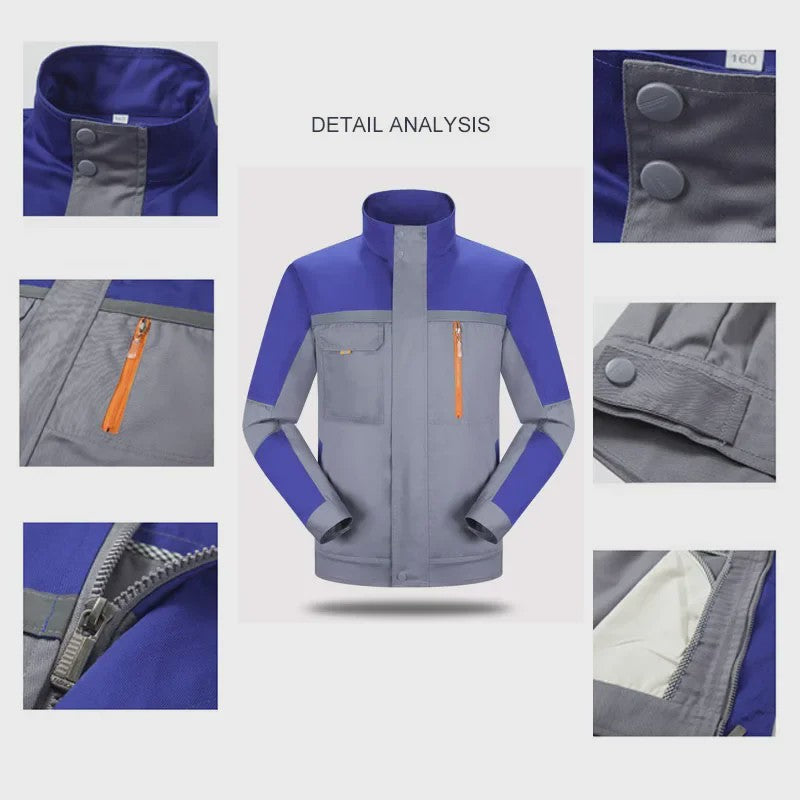 Professioneel Werkshirt Lange Mouw - Duurzaam Uniform voor Werkplaats & Monteurs