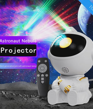 Astronaut Sterrenhemel Projector Lamp - Magische Sterren & Nevels voor Slaapkamer