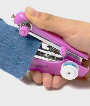 Handige Draagbare Mini Naaimachine voor Snelle Kledingreparaties en Naaiwerk