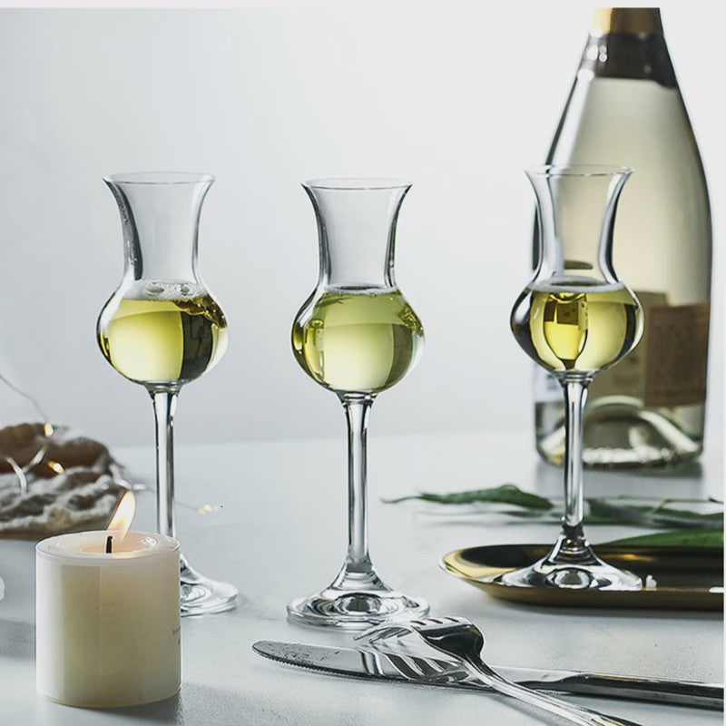 Elegante Kristallen Proefglazen - Whisky, Wijn, Likeur & Champagne