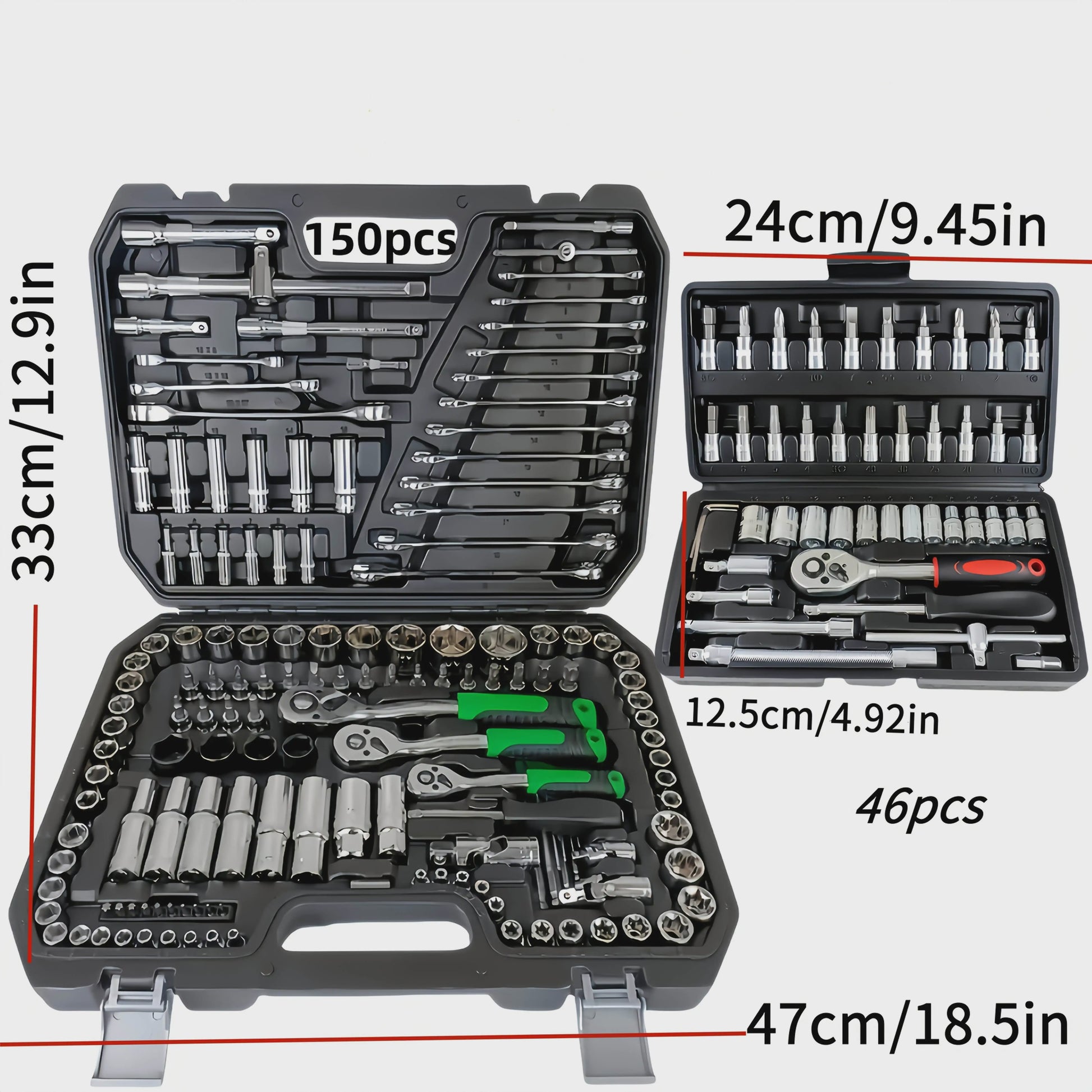 150-delige Multifunctionele Autoreparatie Gereedschapskist - Complete Mechanische Toolkit