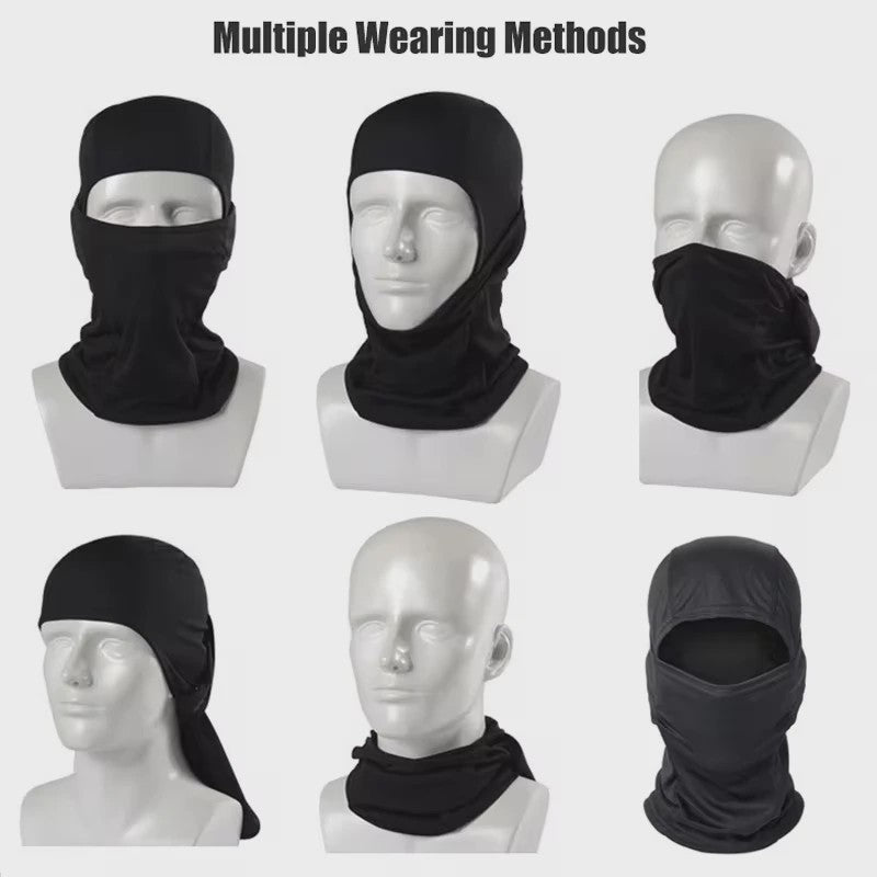 Camouflage Balaclava Volledig Gezicht Masker - Ademend, UV-beschermend voor Outdoor Sporten