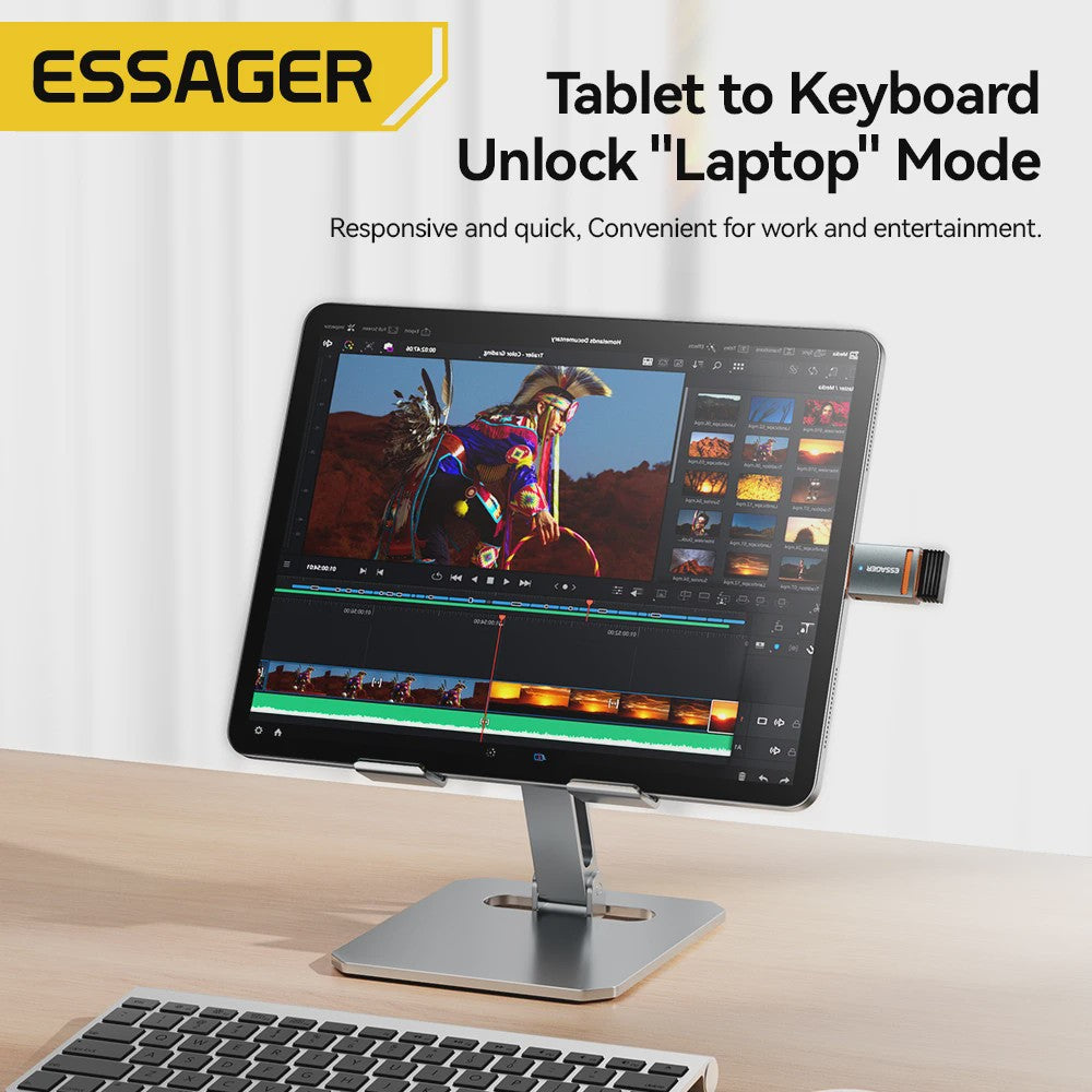 Essager USB 3.0 OTG Adapter: Type-C & USB-A naar Micro/iPhone Converter