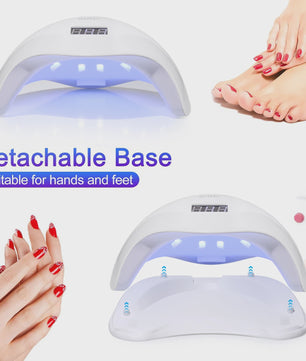 Professionele 48W UV LED Nagellamp - Snelle Gel Dryer met Timer & LCD Display